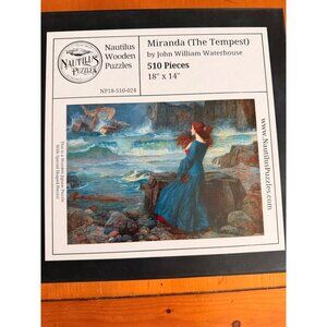 Nautilus Wooden Puzzle Miranda The Tempest by John Waterhouse 510 Pieces Complet
